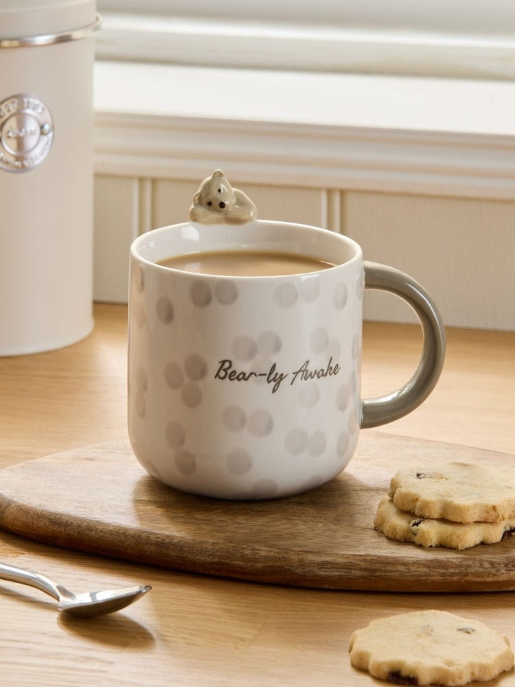 Next Uk Natural Bertie The Bear Mug E17-946