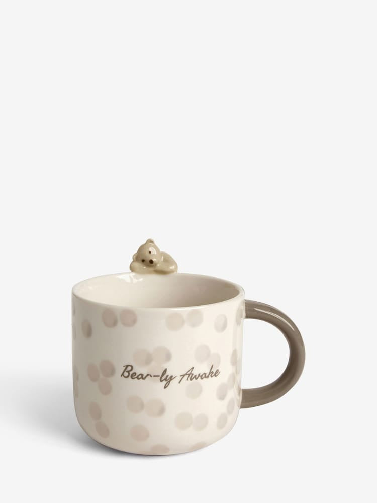 Next Uk Natural Bertie The Bear Mug E17-946