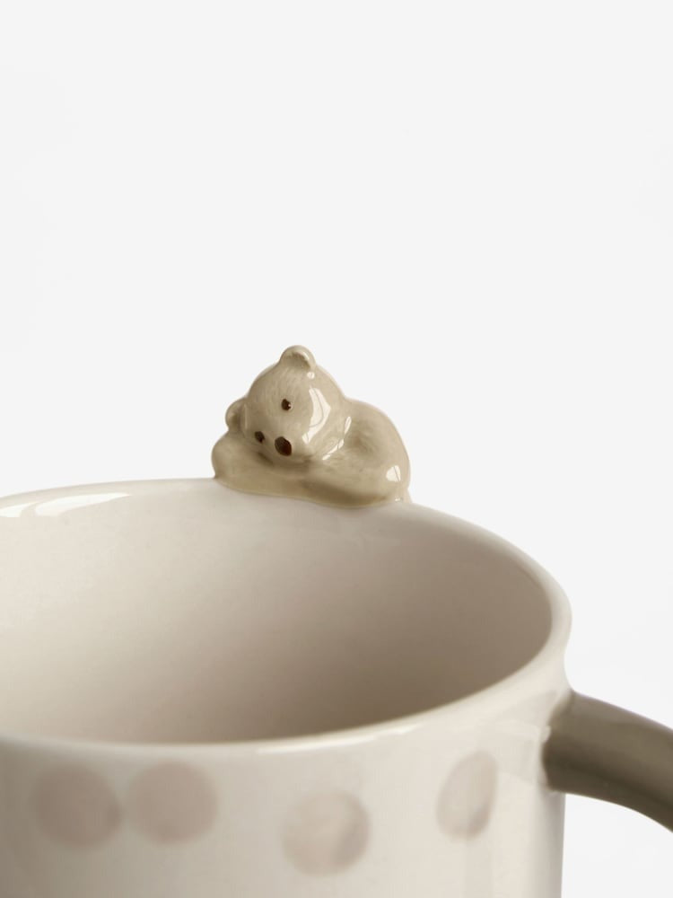 Next Uk Natural Bertie The Bear Mug E17-946