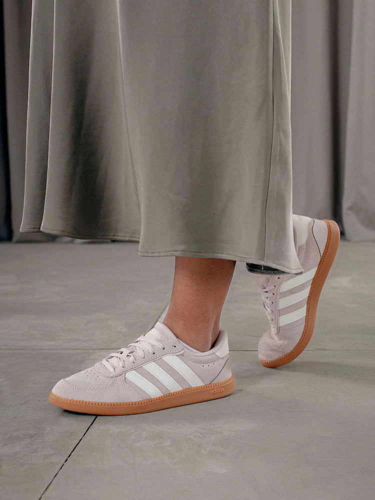 adidas Pink / White Breaknet Sleek Trainers