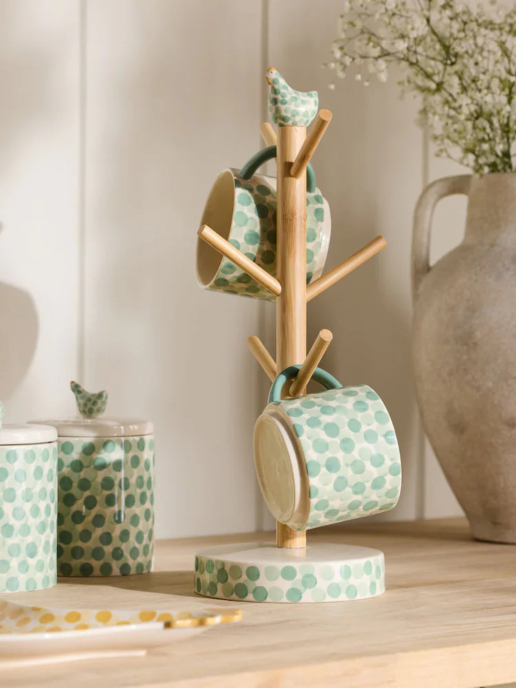Next Uk Sage Green Chicken Mug Tree