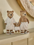 Next Uk Natural Bertie Bear Family Bathroom Ornament