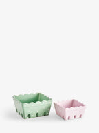 Next Uk Set of 2 Green floral Berry Storage Baskets