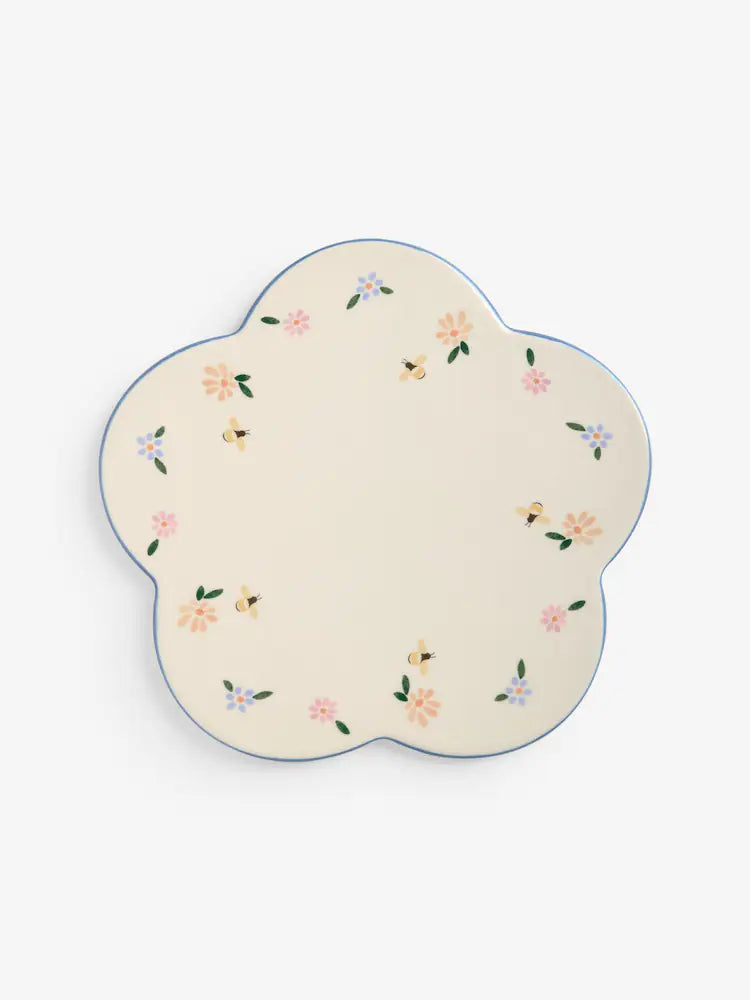 Next Uk Natural Floral Ceramic Trivet