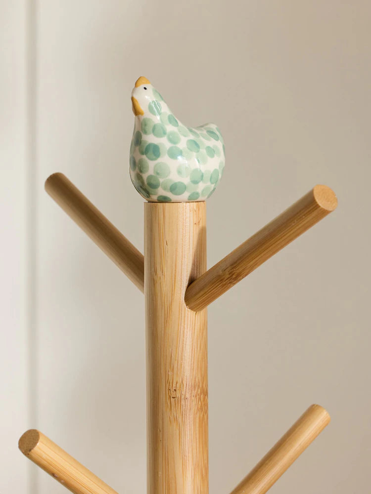 Next Uk Sage Green Chicken Mug Tree