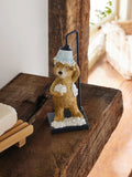 Next Uk Natural Bertie Bear Shower Bathroom Ornament (h12.5cm)