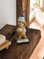 Next Uk Natural Bertie Bear Shower Bathroom Ornament (h12.5cm)