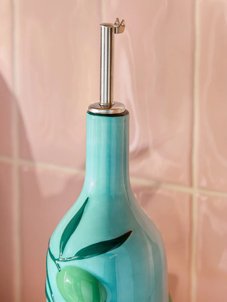 Preorder Blue Loreto Olive Oil Bottle