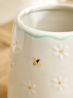 Next Uk Natural Floral Ceramic Utensil Pot