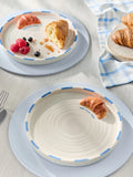 Next Uk Set of 2 Blue and White Claude Croissant Side Plates