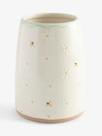 Next Uk Natural Floral Ceramic Utensil Pot