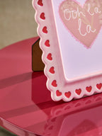 Next Uk Pink Hearts Ceramic Photo Frame (7x5 inches)