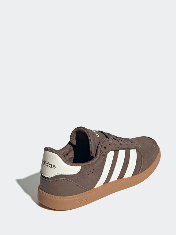 adidas Brown/White Breaknet Sleek Trainers