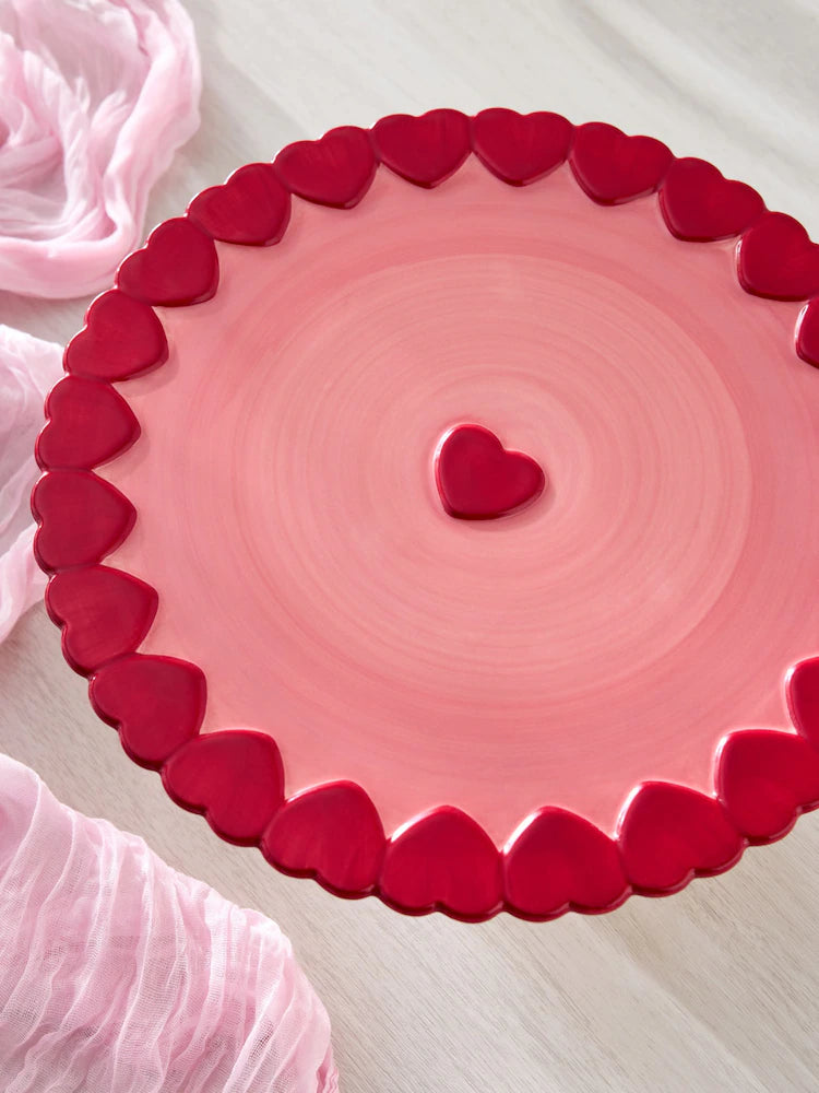Next Uk Pink Heart Cake Stand
