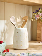 Next Uk Natural Floral Ceramic Utensil Pot