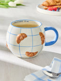 Next Uk Blue Claude the Croissant Mug