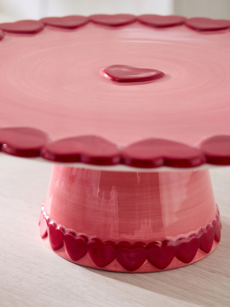 Next Uk Pink Heart Cake Stand