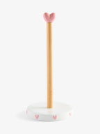 Next Uk Pink Heart Ceramic Kitchen Roll Holder