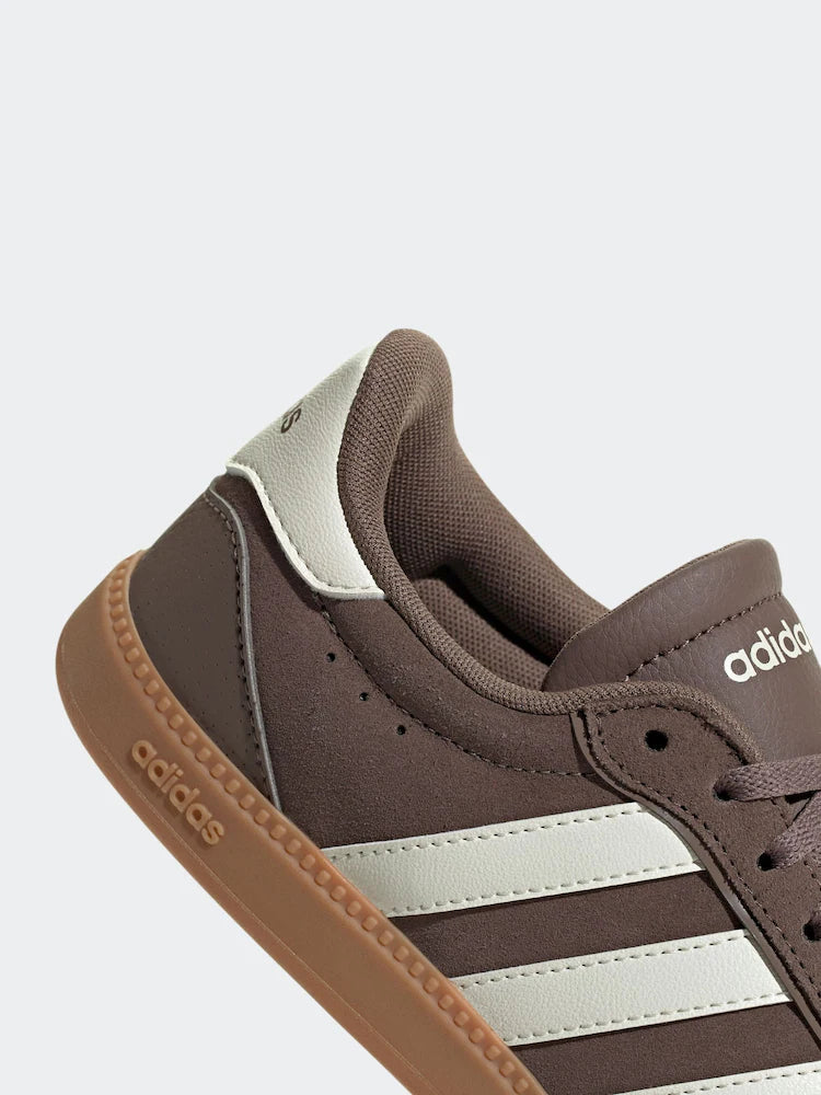adidas Brown/White Breaknet Sleek Trainers