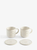 Next Uk Natural Est. 2026 Country Wedding Mr and Mrs Mug Set