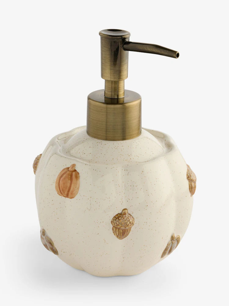 Natural Autumn Pumpkin Soap Dispenser