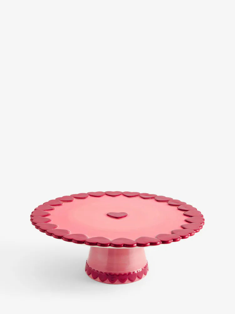 Next Uk Pink Heart Cake Stand