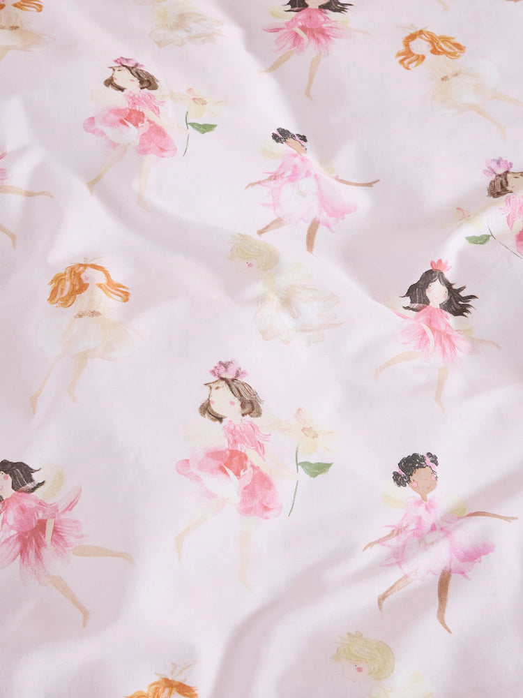 Preorder 2 Pack Pink Ballerina Duvet Cover and Pillowcase Set