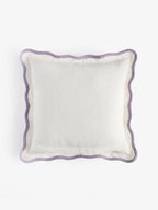 Next Uk Lilac Purple 35 X 35cm Mother's Day Embroidered Greenhouse Cushion