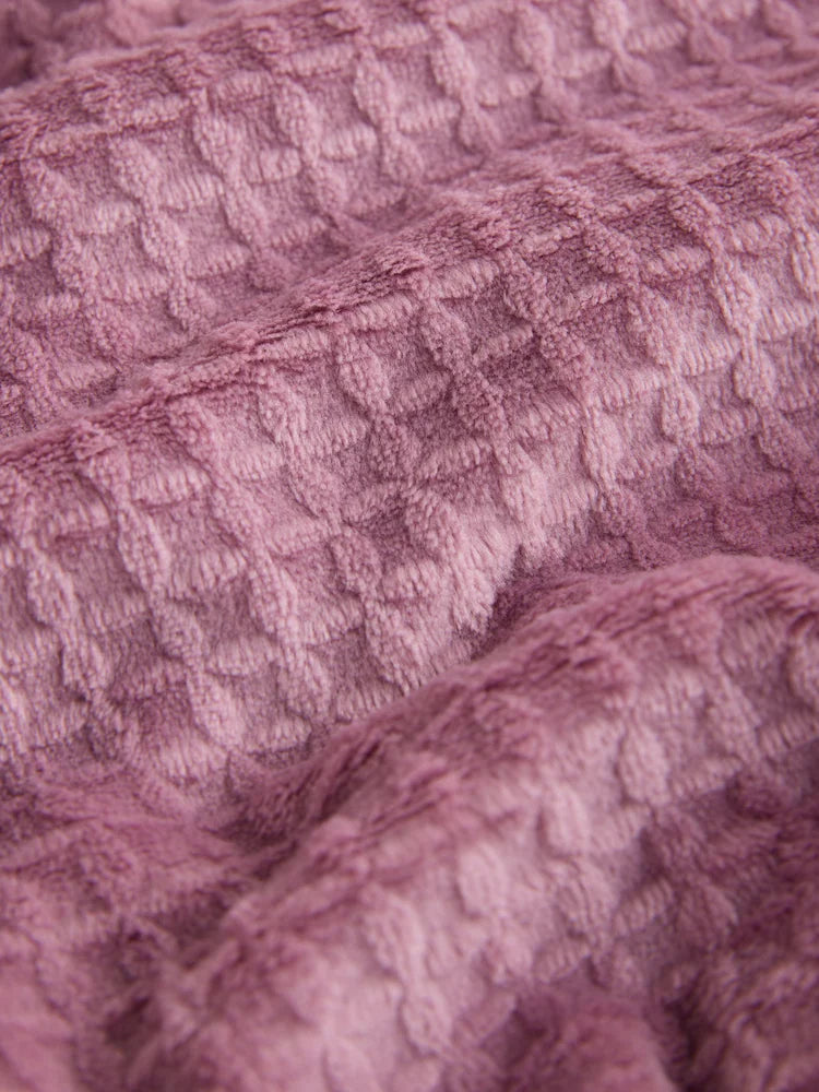 Next Uk Pink Waffle Cosy Robe