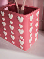 Next Uk Pink Heart Toothbrush Tidy
