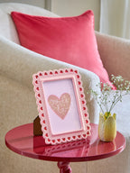 Next Uk Pink Hearts Ceramic Photo Frame (7x5 inches)