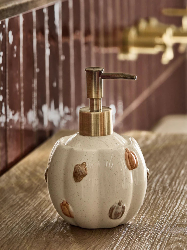 Natural Autumn Pumpkin Soap Dispenser
