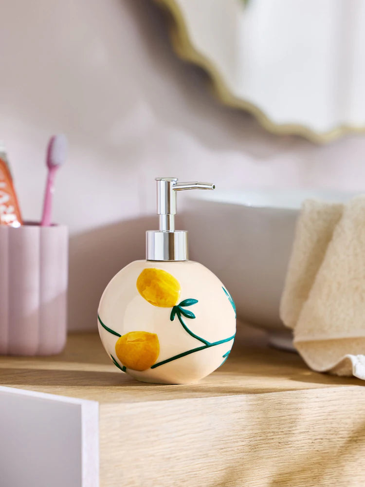 Next Uk Natural Lemon Soap Dispenser