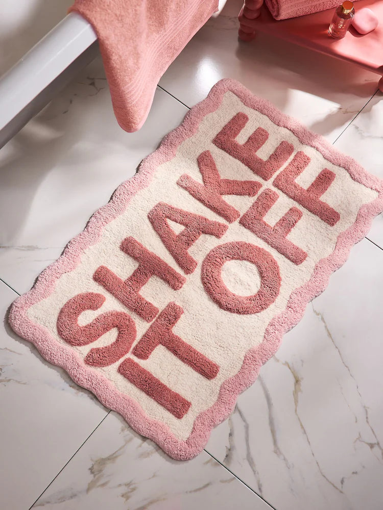 Pink Shake It Off Bath Mat (80x50cm)