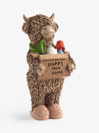 Next Uk Natural New Home Hamish The Highland Cow Ornament (H=12cm)