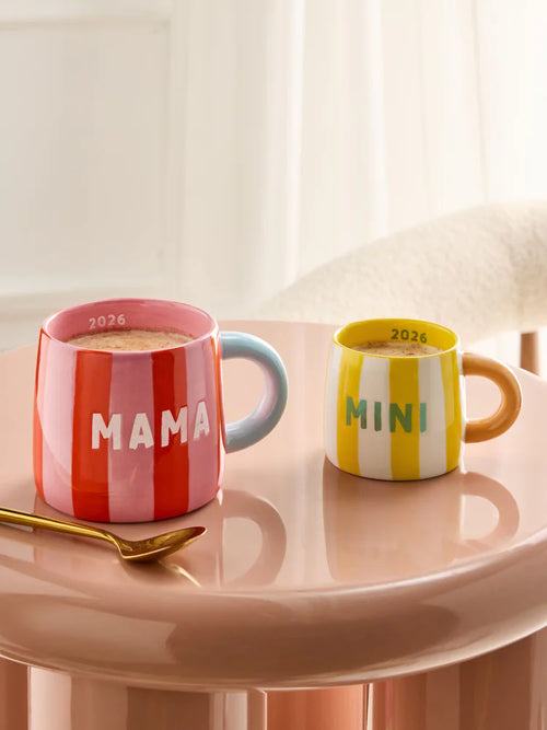 Next Uk Bright Mama and Mini Est 2026 Mug Set