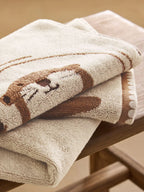 Next Uk Natural Otter Heart Towel