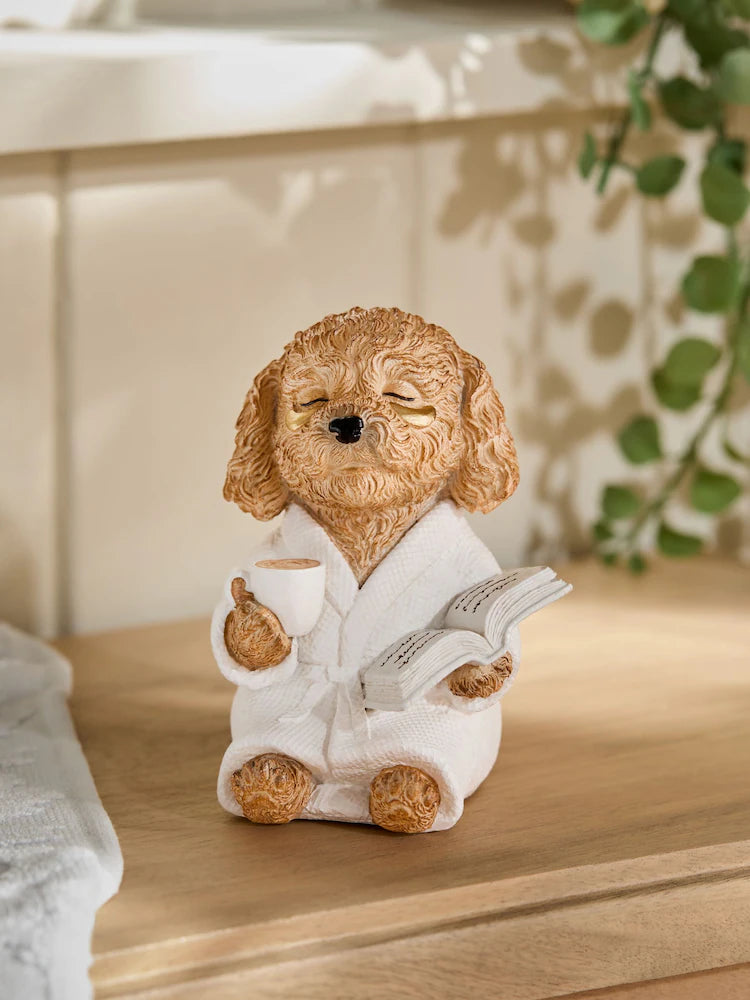Next Uk Natural Charlie The Cockapoo Single Bathroom Ornament