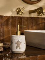 Natural Christmas Gingerbread Soap Dispenser