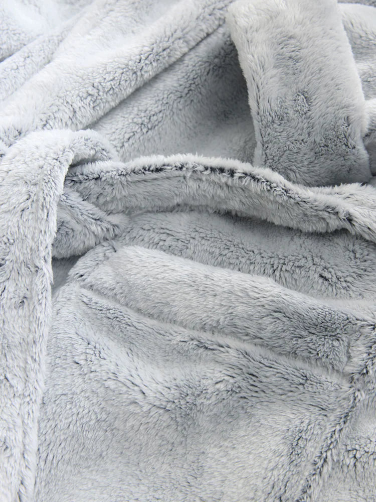 Next Uk Grey Snow Dressing Gown