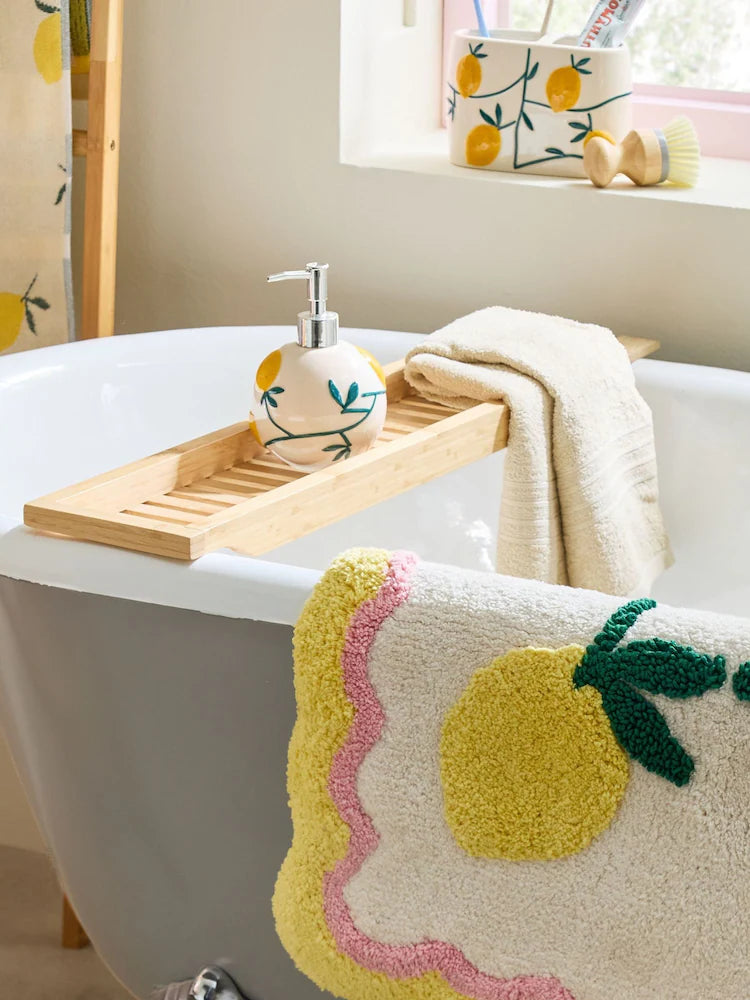 Next Uk Multi Lemon Bath Mat