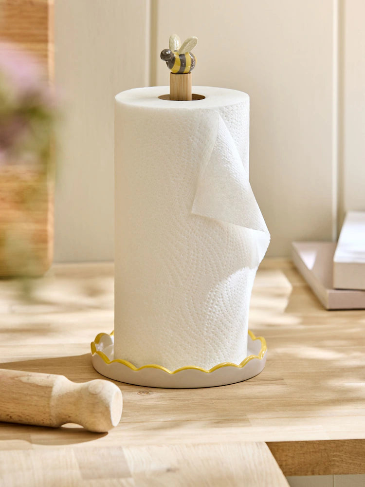 Next Uk Yellow Bee Kitchen Roll Holder