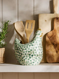 Next Sage Green Chicken Utensil Pot