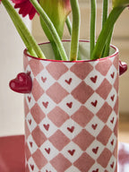 Next Uk Pink Ceramic Heart Vase
