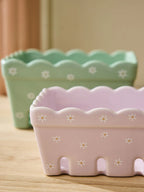 Next Uk Set of 2 Green floral Berry Storage Baskets