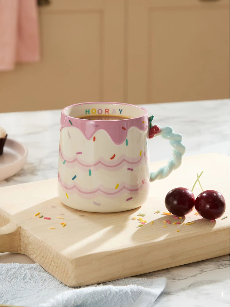 Pink Birthday Celebration Mug