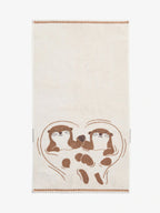 Next Uk Natural Otter Heart Towel