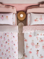 Preorder 2 Pack Pink Ballerina Duvet Cover and Pillowcase Set