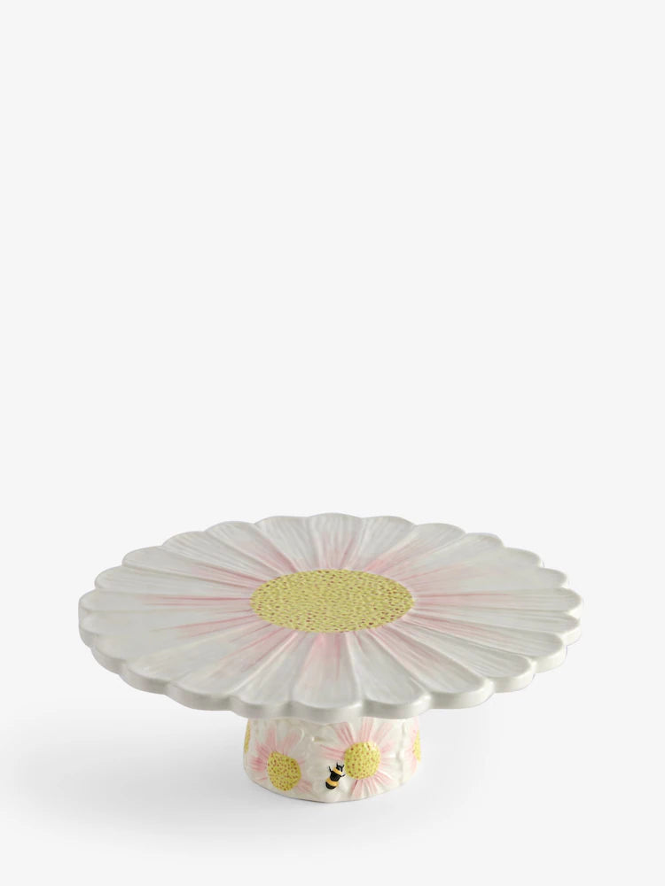Next Uk White Flower Wildlife Cake Stand