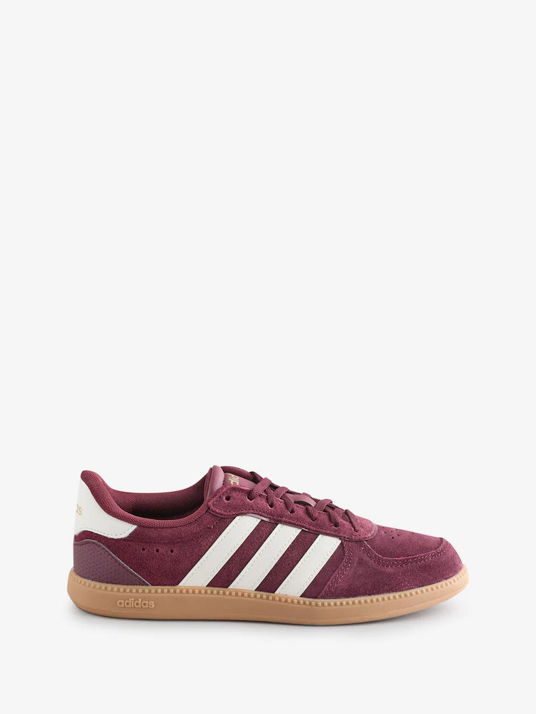 adidas Burgundy Red Breaknet Sleek Trainers